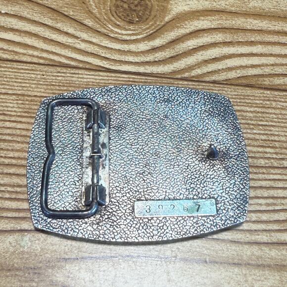 Numbered PONY EXPRESS 125 year commemorative belt buckle 39267 Cowboy Western - Picture 2 of 10